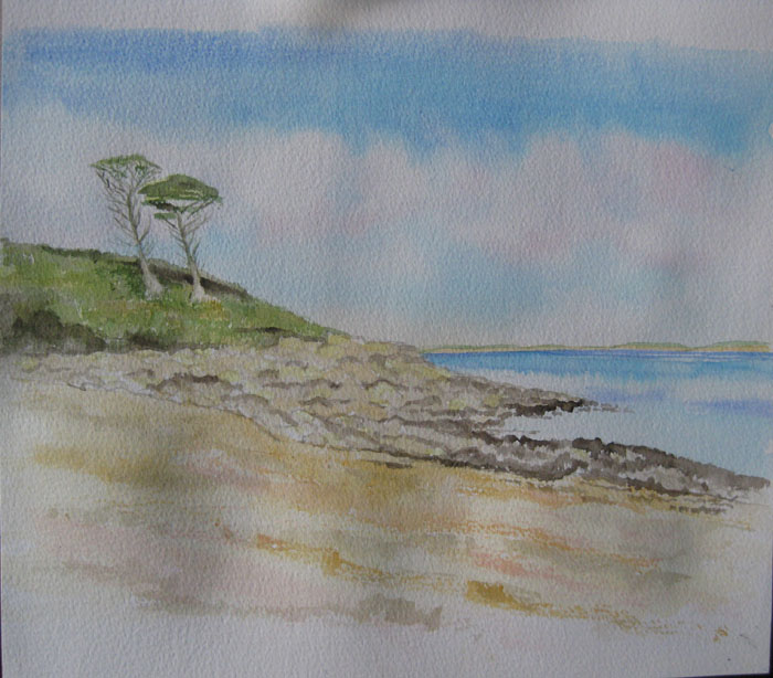 Jacqui's rocky beach finished