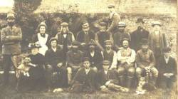 Hall farm workers and staff 1908 