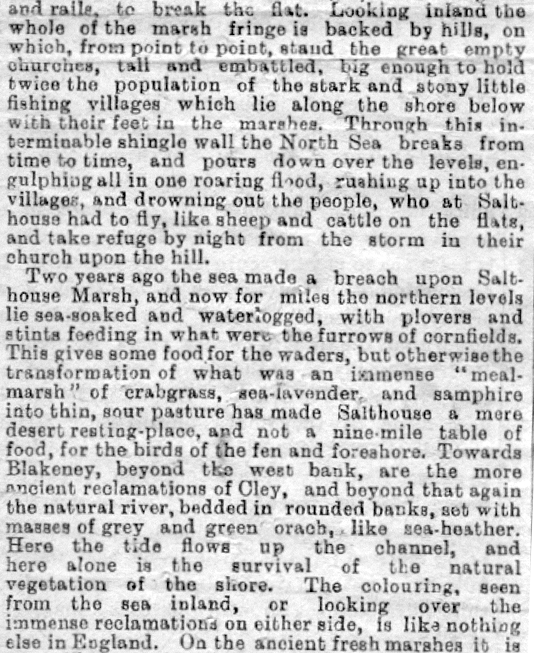 a newspaper clipping with c. 1900